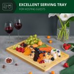 XL Cutting Board - Extra Large Bamboo Cutting board for Kitchen - Butcher Block for Chopping Meat and Vegetables by Royal Craft Wood - Image 4